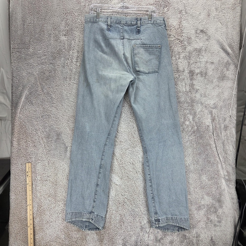 VTG Levis Engineered Jeans Mens Blue Twisted One Pocket Light Wash Fits 34x34